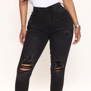 Black Fashion Nova Jeans